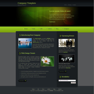 企业博客网页模板下载