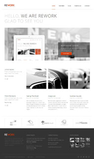 时尚博客HTML5模板