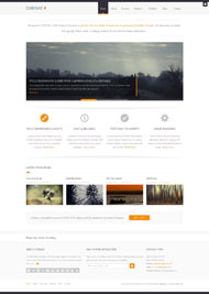 企业博客HTML5模板