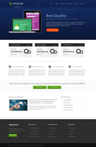托管公司CSS3模板