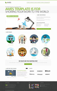 公司博客HTML5网页模板