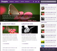 网页杂志HTML5模板