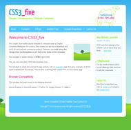 清新大自然html5+css3模板