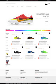 nike足球HTML5模版
