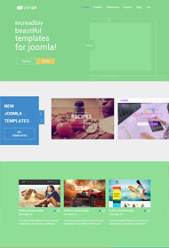 公司业务平面引导web模板