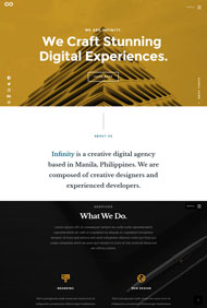 响应式摄影模特CSS3模板