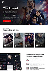 在线3D高清影院HTML5模板