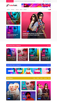 娱乐新闻图片博客单页模板