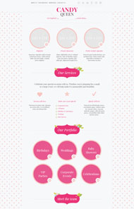 粉色恋爱交友企业网站模板