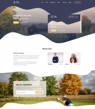 HTML高尔夫俱乐部CSS网站模板