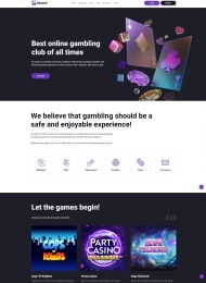 在线游戏俱乐部网站模板