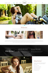 html5休闲户外网站模板