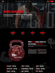 CSS运动健身俱乐部宣传网