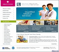 欧美医疗网站模板