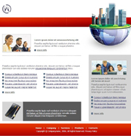 城市商务网站模板下载