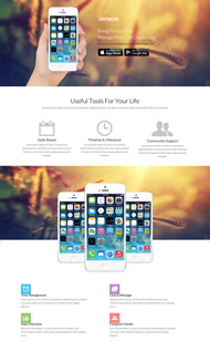 iPhone手机应用软件模板