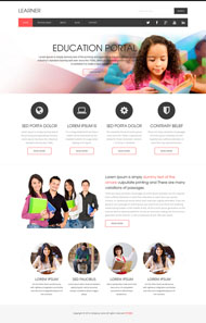 HTML5教育类网站模板