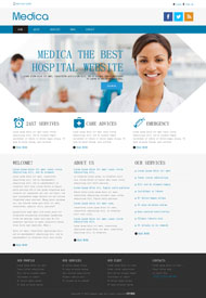 医疗美容医院网站模板