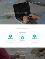 数据存储企业网站模板