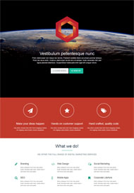 互联网案例展示html5模板