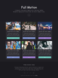 黑色炫酷企业项目展示模板