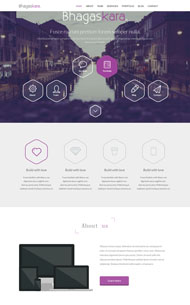滤镜效果设计公司网站模板