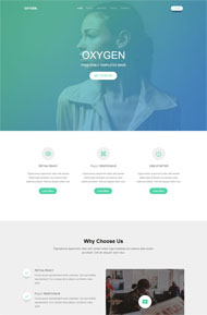 绿色宽屏大气模特网站模板