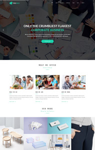 响应式广告公司HTML5模板