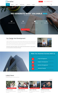 HTML5宽屏大气企业模板