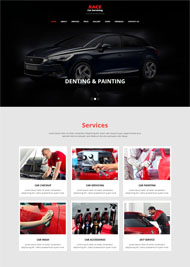 汽车装横打蜡企业网站模板
