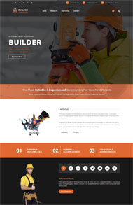 建筑勘察设计网站模板