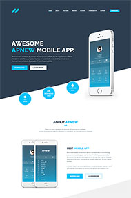 移动应用APP宣传网页模板