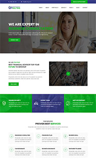 Bootstrap金融咨询网站模板