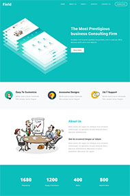 商业咨询公司网站模板