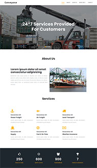 叉车货物搬运公司网站模板