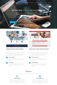 商务科技公司整站模板