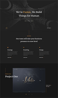 VI广告设计公司网站模板