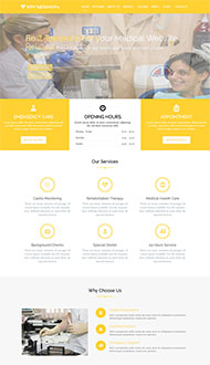 口腔医疗体检网站模板