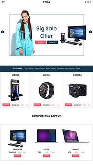 电子产品优惠促销模板