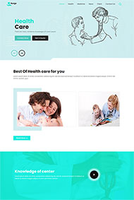 家庭卫生保健CSS3模板