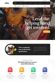 爱心公益众筹平台网站模板