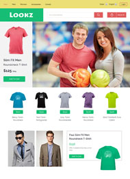 男士上衣销售网站模板