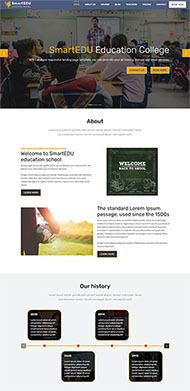 课程教育培训机构网站模板