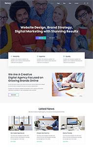 国外硕士留学机构网站模板