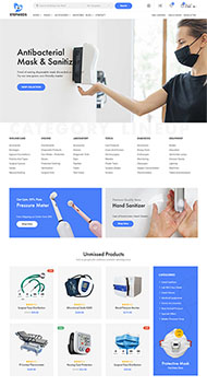 医疗设备商店网上销售模板