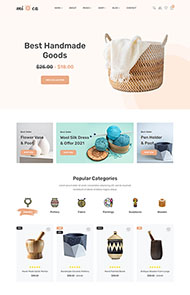 手工商品电子商务网站模板