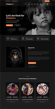 慈善公益非营利机构网站模板