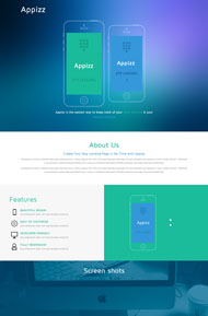 手机UI设计企业网站模板
