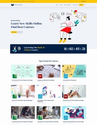 在线技能课程教育网站模