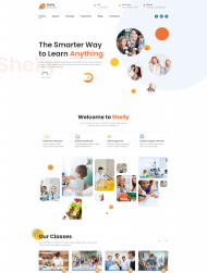 儿童教育培训辅导中心网站模板